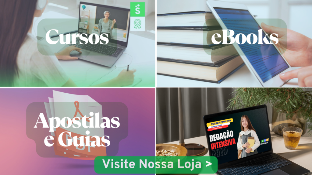 Banner visite a loja do Redação Intensiva